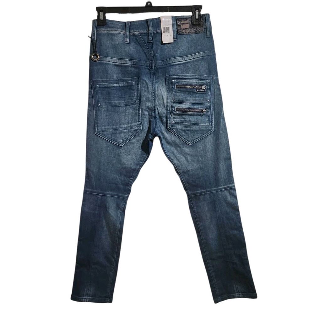 G-STAR Originals Raw Denim G-RAW 3D Roper x Loose Tapered Jeans Cargo 26x33 Blue - Picture 5 of 11